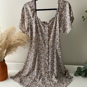 Off the shoulder floral dress